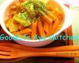 春キャベツと豚肉のオイマヨパスタ作り方5写真
