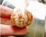 ケチャップでピンクの手まり寿司作り方4写真