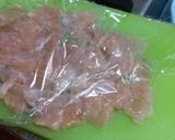鶏ささみのピリ辛　葛叩き作り方2写真
