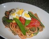 サラダみたいな野菜パスタ作り方4写真