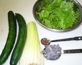 セロリときゅうりの浅漬け作り方1写真