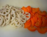 豚肉と蓮根の甘辛炒め作り方1写真