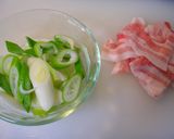 にんにくたっぷり♡肉汁きしめん作り方1写真