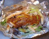 いかとワタのホイル焼き作り方3写真
