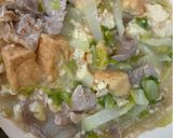 【麹✖️ワンパン】豚と白菜のあんかけ丼作り方10写真