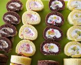 ふわふわパーティーミニロールケーキ作り方20写真