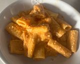 ンドゥーヤとリコッタのパスタ作り方5写真