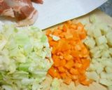 給食のカレー作り方1写真