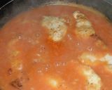 ごちそう？鶏胸肉のトマト煮クリームかけ作り方8写真