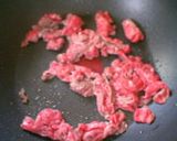 牛肉、もやし、えのき、人参炒め作り方5写真