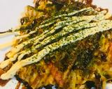 米粉のお好み焼き●ネギ野菜玉作り方4写真