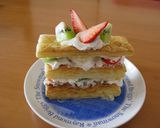 生クリームミルフィーユ作り方4写真