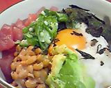 定番☆アボカドとマグロのネバネバ丼作り方4写真