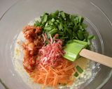 栄養満点！ニラたっぷり豆腐チヂミ作り方3写真