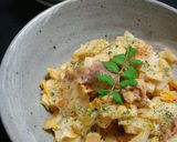 筍と豚バラのにんにく味噌炒め～卵とじ～作り方6写真