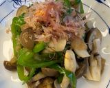 【レンチン副菜】しめじピーマンおろし和え作り方4写真