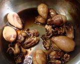 ヒイカとウズラ卵の甘辛煮作り方9写真