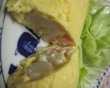 オムレツ in ポテトサラダ♪作り方4写真