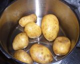 圧力鍋で簡単！！りんごとポテトのサラダ作り方1写真