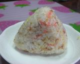 新陳代謝UP↑↑えびとかつおのおにぎり✿作り方2写真