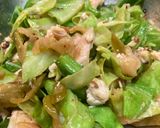 お酒のおつまみに『ザーサイ鶏キャベツ』作り方5写真