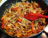 ハムとキノコのクレープ巻き　カレー風味作り方8写真
