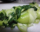 釜揚げしらすとチンゲンサイのおひたし作り方3写真