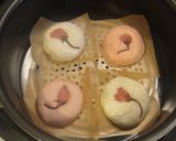 ＊桜まんじゅう＊クリームチーズカスター作り方11写真