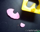 キャラ弁にカマボコｄｅマイメロ作り方8写真