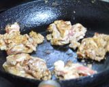 豚肉の味噌入り丸め焼き作り方3写真