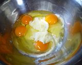 ♡贅沢チーズの２層カラメルプリンケーキ♡作り方6写真