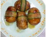 ★我が家の定番★焼肉巻きおにぎり作り方7写真