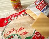 お手軽!チリチキンラップ作り方2写真