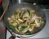 エリンギと豚肉の和風パスタ作り方3写真