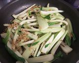 青梗菜とじゃこのオイスターソース炒め作り方3写真