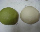 抹茶の渦巻きパン♪作り方2写真