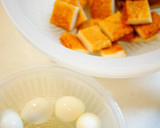 ✿さつま揚げとうずら卵の甘辛煮✿作り方1写真