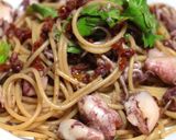 自家製 ドライトマトとホタルイカのパスタ作り方9写真