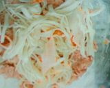 ふっくら☆カニかまin ハンバーグ作り方2写真