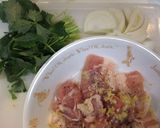 やわらか～い♪鶏もも肉と三つ葉のうま煮作り方1写真