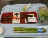 アスパラガスと鰻の蒲焼ピラフ作り方1写真