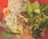 とろろ昆布と小松菜のかちゅー湯作り方5写真