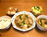やわらか～い♪鶏もも肉と三つ葉のうま煮作り方6写真