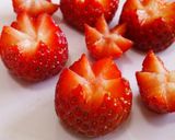 簡単☆苺でチューリップ♪飾り切り作り方4写真