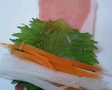 *薄切り豚肉野菜巻き甘酢ソテー*作り方2写真