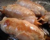 *薄切り豚肉野菜巻き甘酢ソテー*作り方7写真