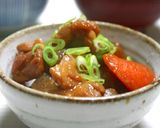 鶏肉とこんにゃくと根菜の味噌煮作り方7写真