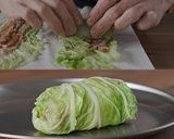 くるくる巻くだけ白菜と豚肉のクリーム煮♫作り方4写真