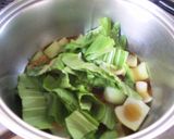 青梗菜と桜エビのふわふわ煮作り方3写真