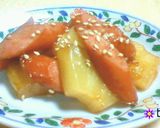 お弁当＆おつまみにパイン＆ウインナー炒め作り方3写真